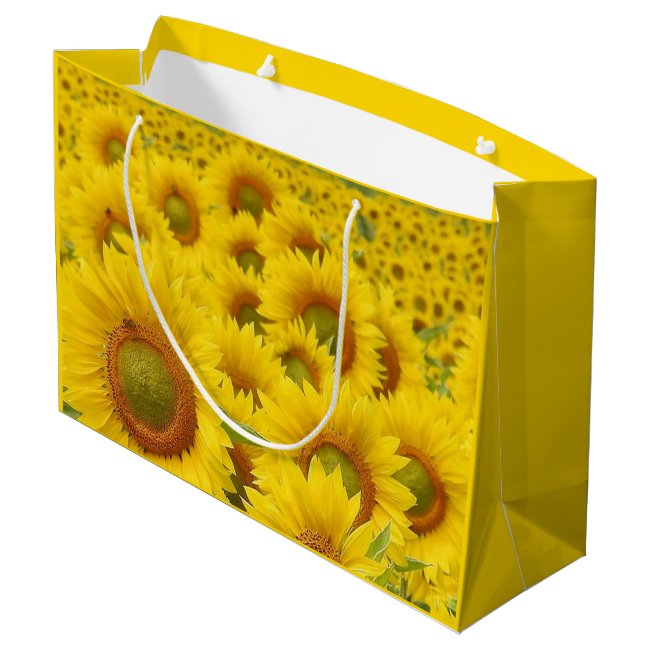 Field of Sunflowers Design Gift Bag