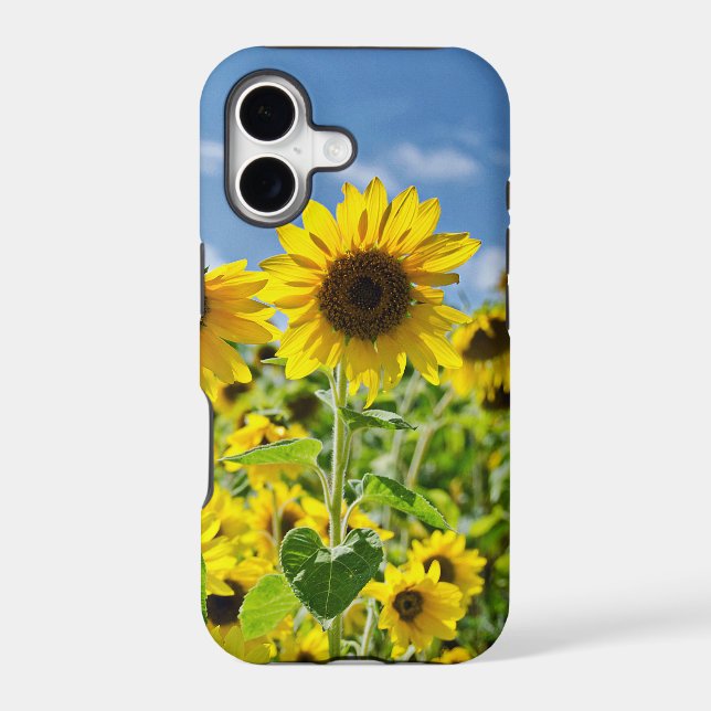 Field of Sunflowers Iphone Case (Back)