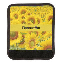 Field of Sunflowers Luggage Handle Wrap