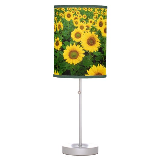 Field of Sunflowers Table Lamp (Front)