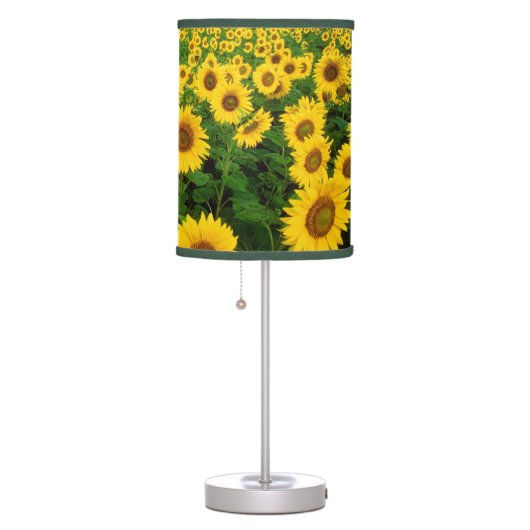 Field of Sunflowers Table Lamp (Right)