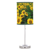Field of Sunflowers Table Lamp (Back)