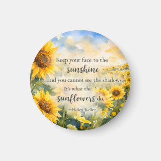 Field of Sunflowers – Watercolor Sunflower Magnet