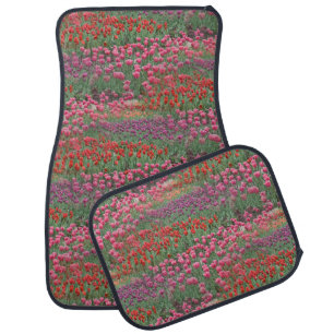 Field Of Tulips Car Floor Mat