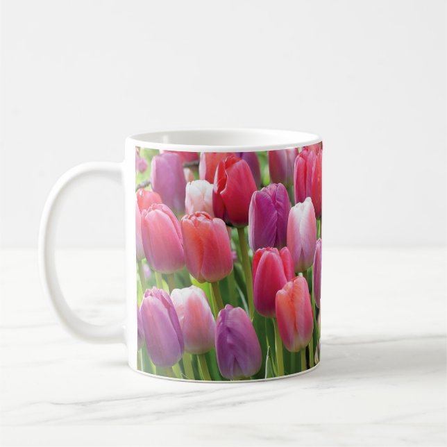 Field of Tulips Coffee Mug (Left)