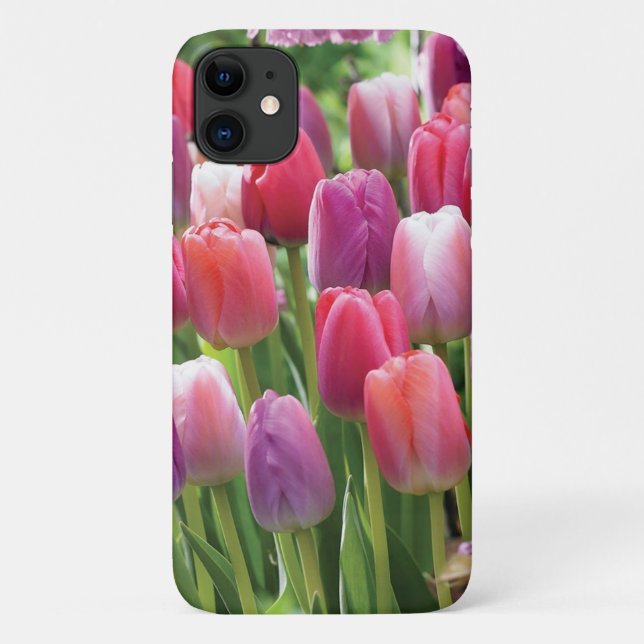 Field of Tulips iPhone Case (Back)