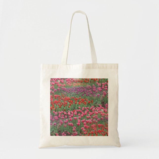 Field Of Tulips Tote Bag (Front)