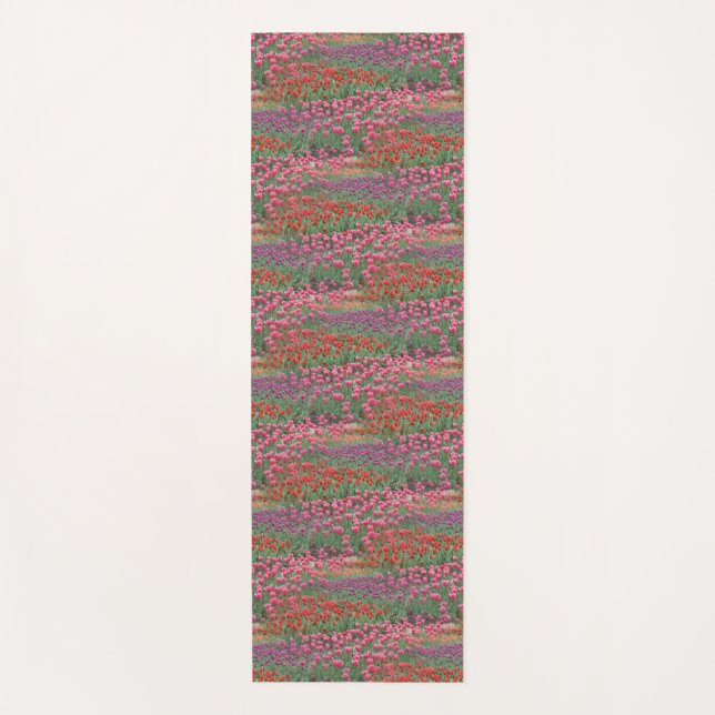 Field Of Tulips Yoga Mat (Front)