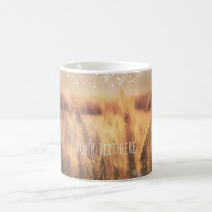 Field of Wheat Rustic Country Custom Personalized Coffee Mug