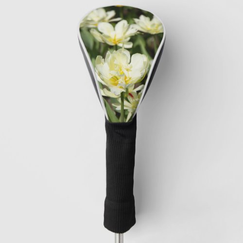 Field of white tulips Photo Golf Head Cover