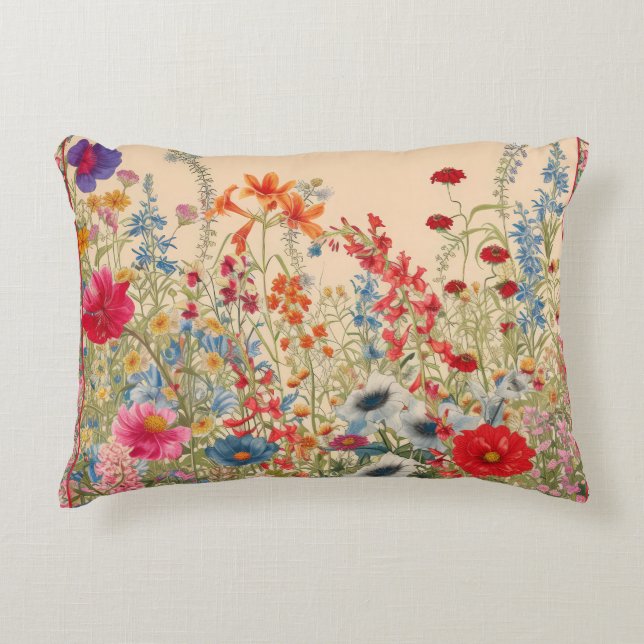 Field of Wildflowers  Accent Pillow (Front)