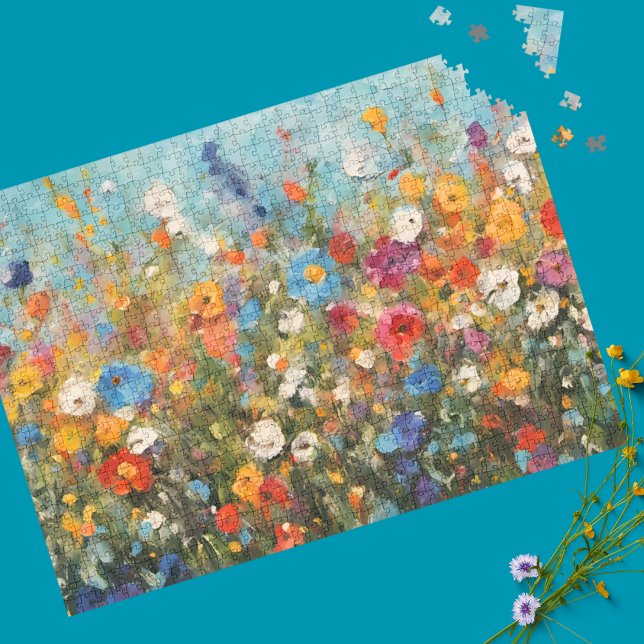 Field of Wildflowers Jigsaw Puzzle (Creator Uploaded)