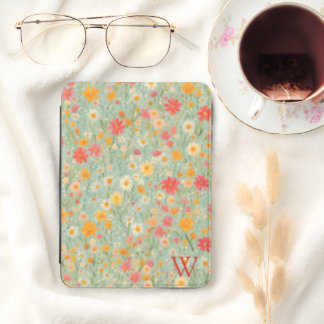 Field of Wildflowers Monogram Kindle Cover