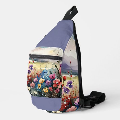 Field of Wildflowers Sling Bag