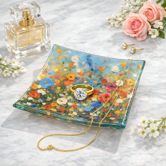 Field of Wildflowers Trinket Tray