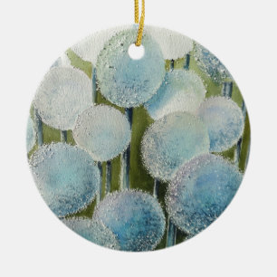 Field of Wishes Watercolor Ceramic Ornament