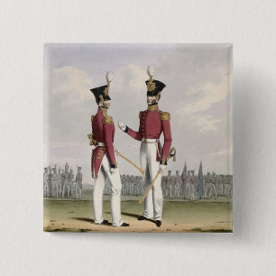 Field Officers of the Royal Marines, plate 2 from Button