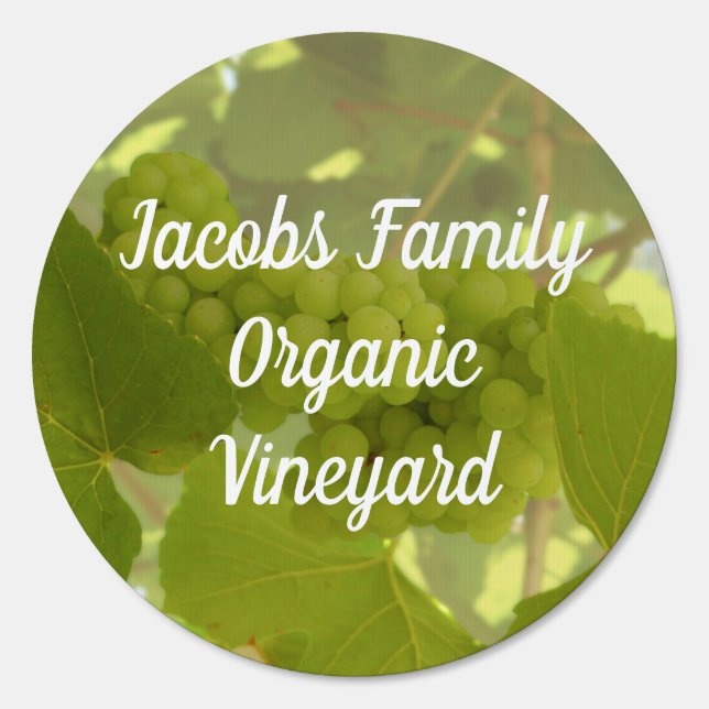 Field sign: Your garden/farm image -text, vineyard Sign (Front)