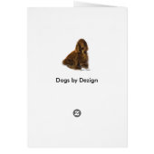 Field Spaniel Art Gifts (Back)