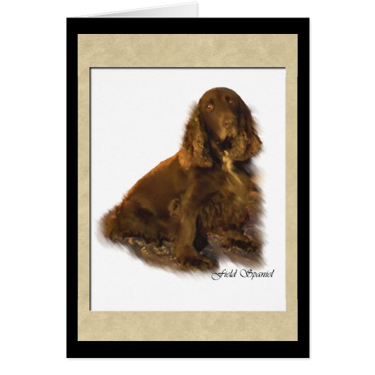 Field Spaniel Art Gifts (Front)