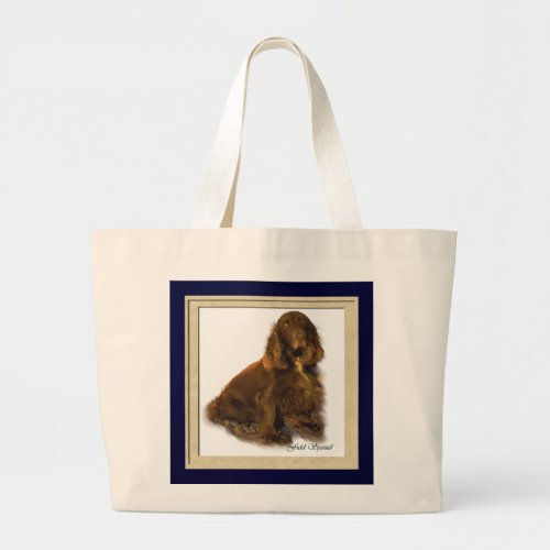 Field Spaniel Art Gifts Tote