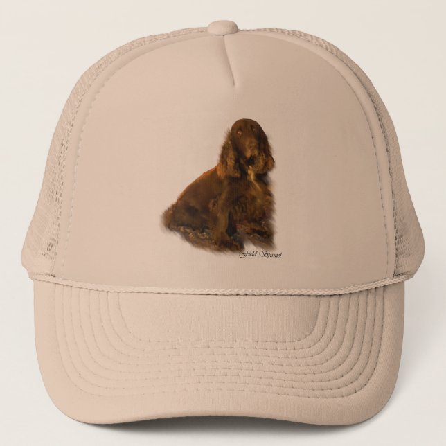 Field Spaniel Art Gifts Trucker Hat (Front)