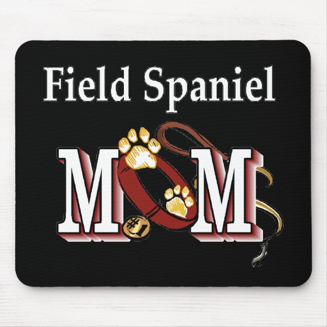 Field Spaniel Mom Gifts Mouse Pad (Front)