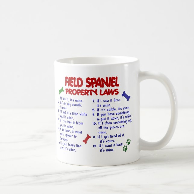 FIELD SPANIEL PL2 COFFEE MUG (Right)