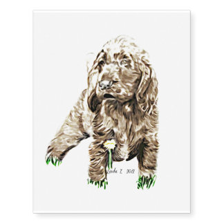 Field Spaniel Temporary Tattoos