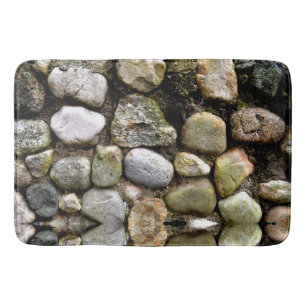 Field Stone Field Stone, rocks, distressed stone Bath Mat