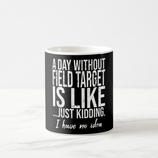 Field Target funny sports gift Coffee Mug (Center)