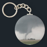 Field Tornado Keychain<br><div class="desc">This is a photograph of a Field Tornado.</div>