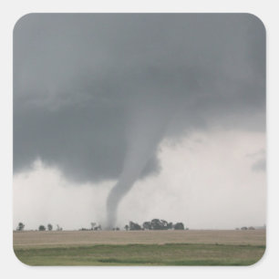 Field Tornado Square Sticker