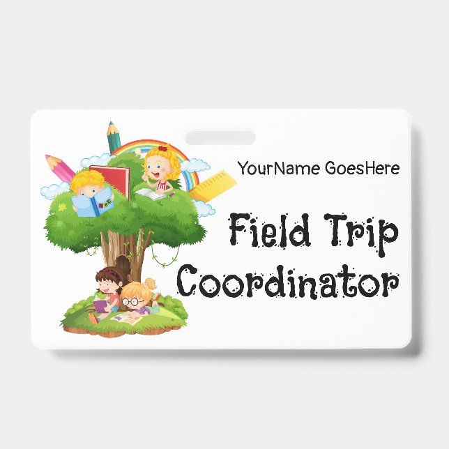 Field Trip Coordinator Badge (Front)