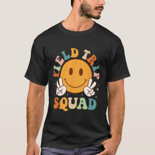 Field-trip Squad Groovy Field Day 0 Teacher Kids T-Shirt