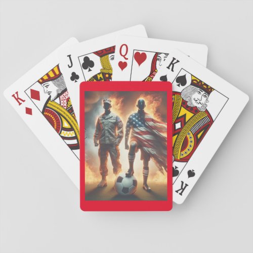 Field Warriors Resilience of Warriors Playing Cards