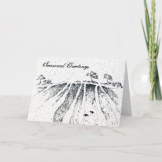 Field with Crows by Alexandra Cook aka Linandara Holiday Card