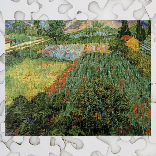 Field with Poppies by Vincent van Gogh Jigsaw Puzzle