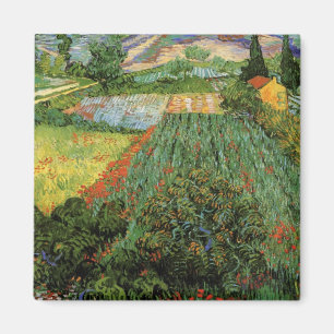 Field with Poppies by Vincent van Gogh Magnet