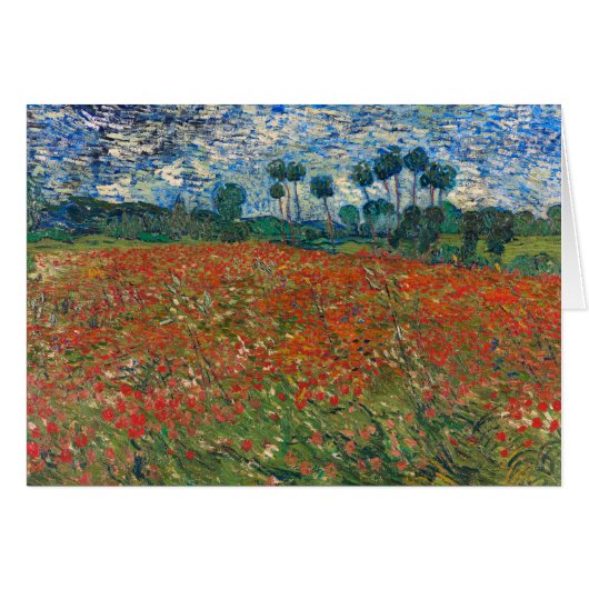 Field with Poppies Cards (Front Horizontal)