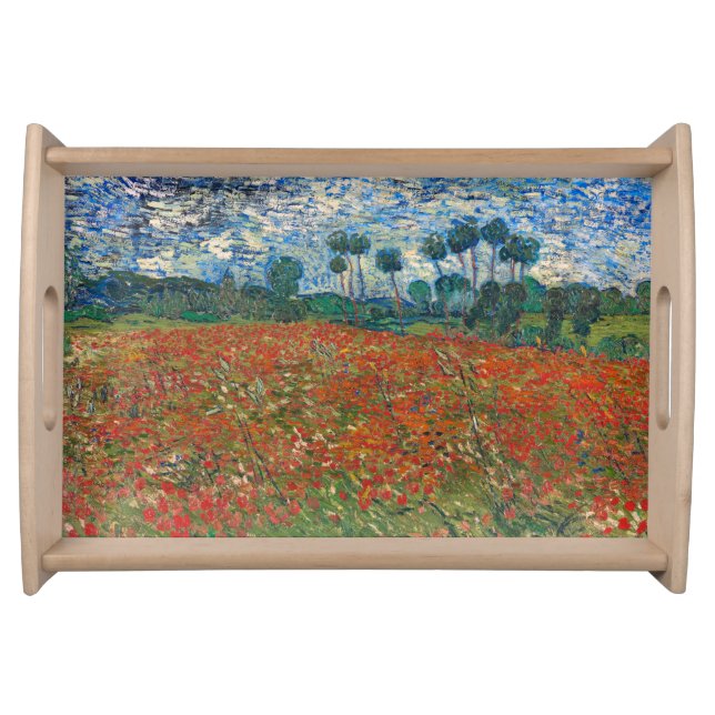 Field with Poppies Serving Tray (Front)