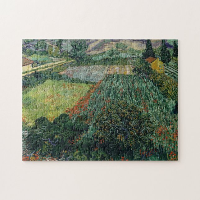 Field with Poppies | Vincent van Gogh Jigsaw Puzzle (Horizontal)