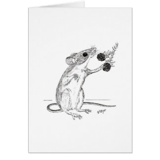 Fieldmouse & Blackberries Cards