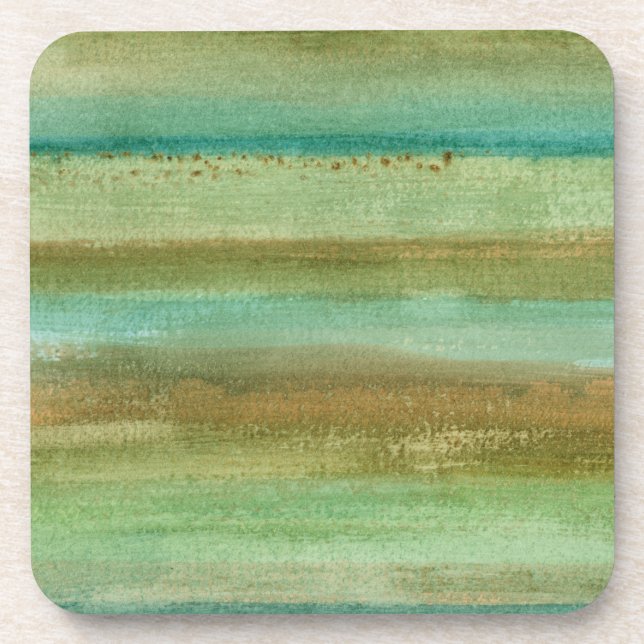 Fields in Spring I Beverage Coaster (Front)