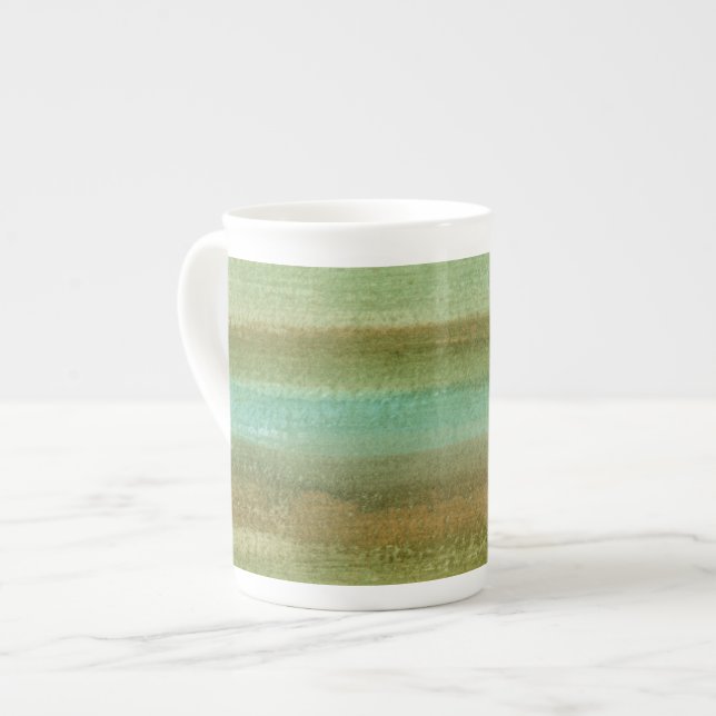 Fields in Spring I Bone China Mug (Front Left)