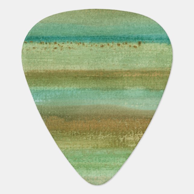 Fields in Spring I Guitar Pick (Front)