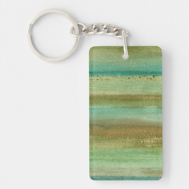 Fields in Spring I Keychain (Front)
