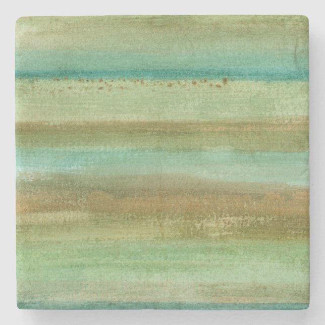 Fields in Spring I Stone Coaster (Front)