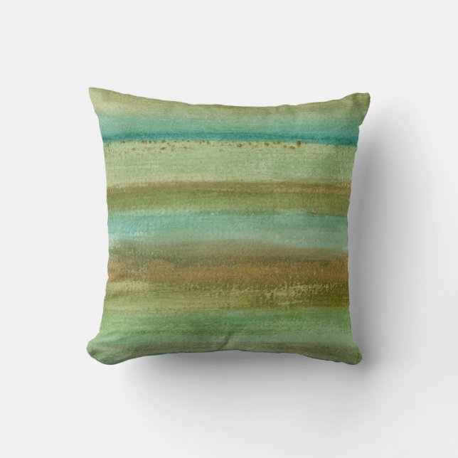 Fields in Spring I Throw Pillow (Front)
