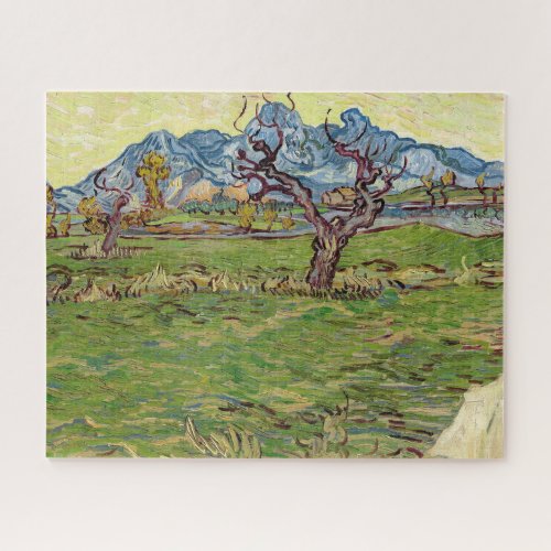 Fields near the Alpilles Vincent van Gogh  Jigsaw Puzzle